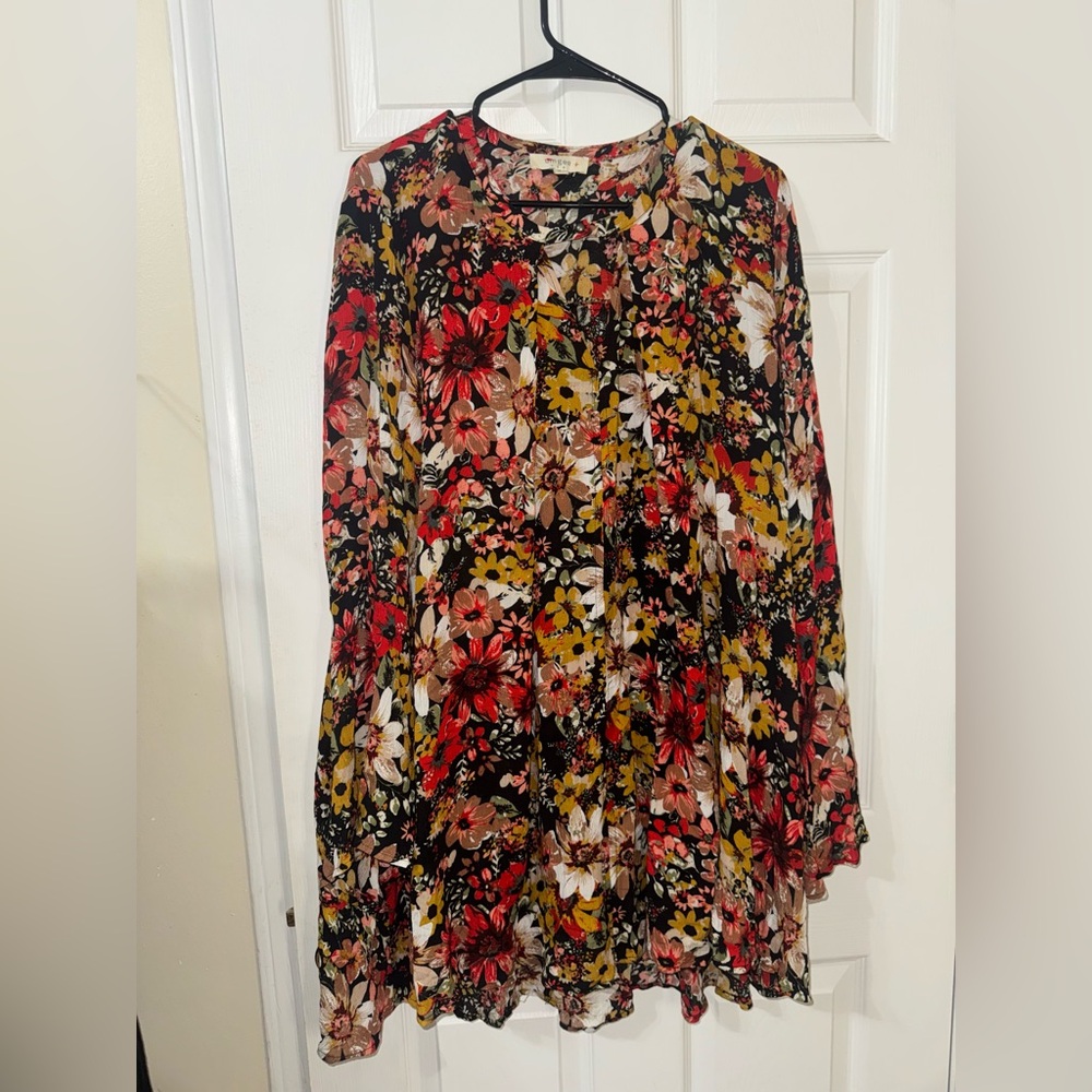 Floral and Flowy Dress by Umgee - Picture 2 of 7